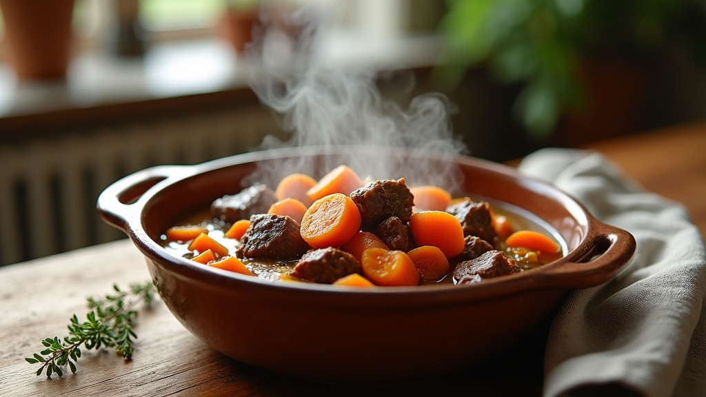 Carottes coupées en rondelles prêtes à être mijotées au Cookeo