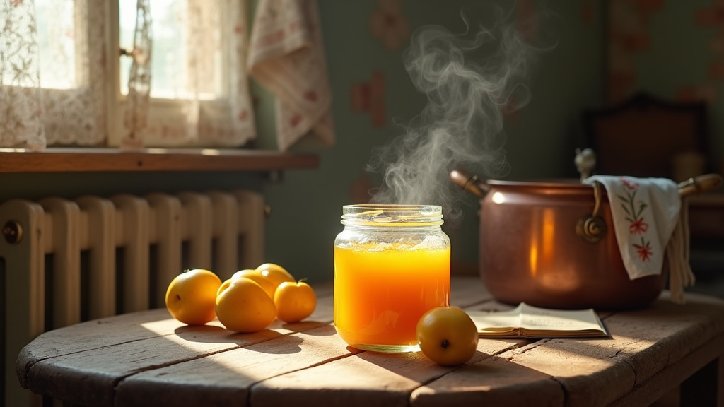 Mirabelles dénoyautées dans un saladier avec du sucre