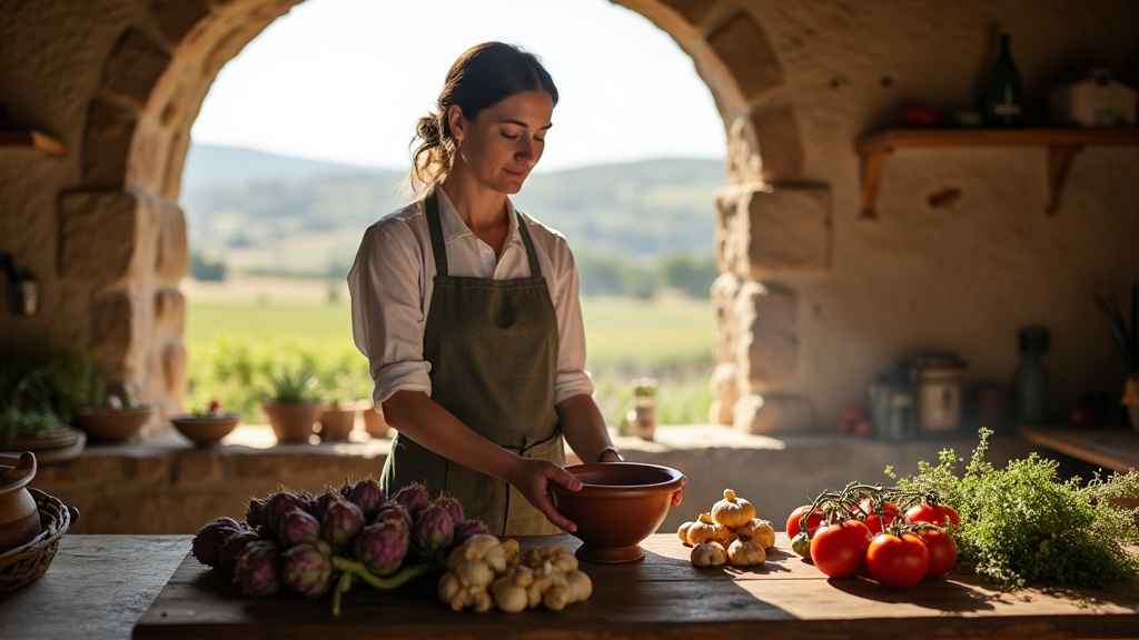 Hélène Darroze jugeant un concours culinaire sur Top Chef