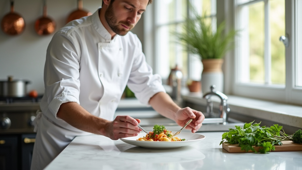Intérieur du Grand Restaurant de Jean-François Piège à Paris, avec sa verrière géométrique