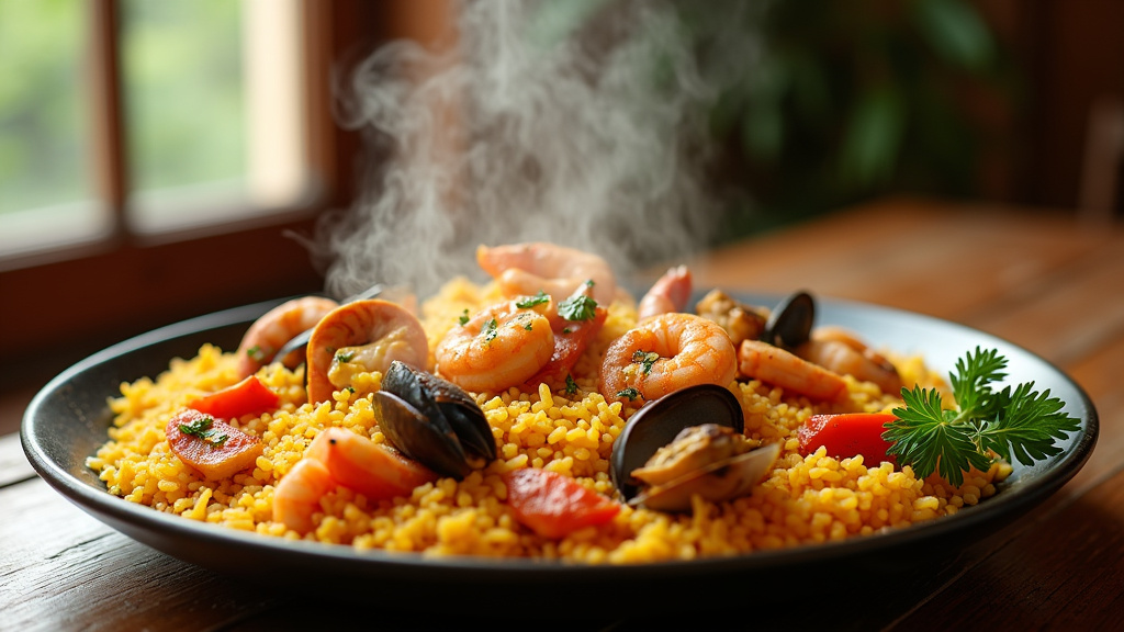 Paella végétarienne dans le Cookeo avec des légumes de saison