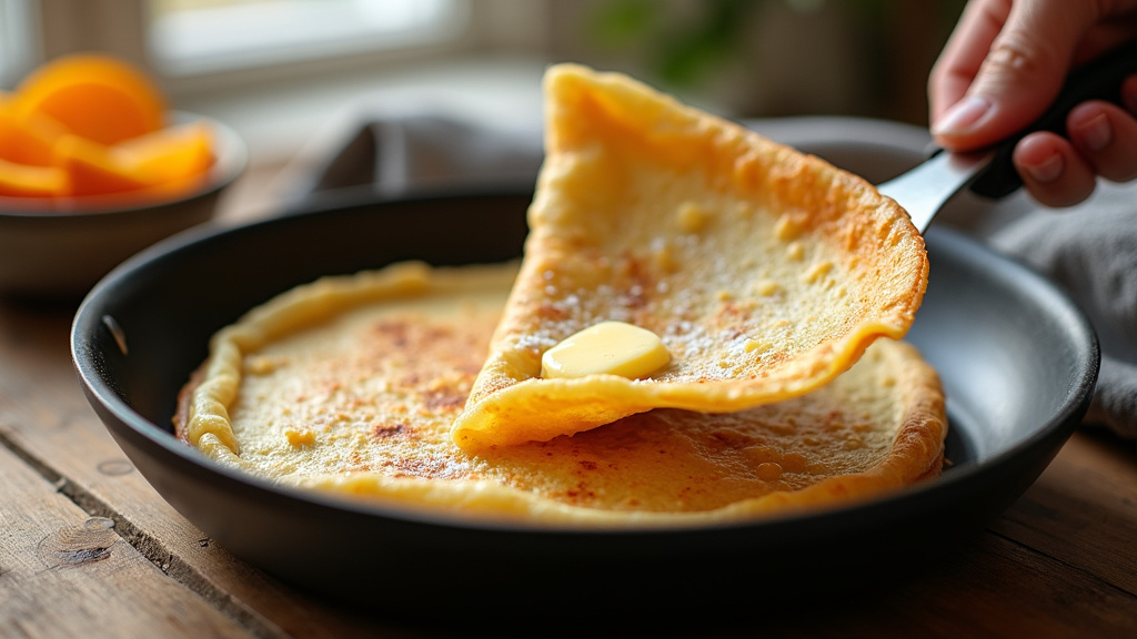 Différentes garnitures de crêpes sucrées et salées sur une table