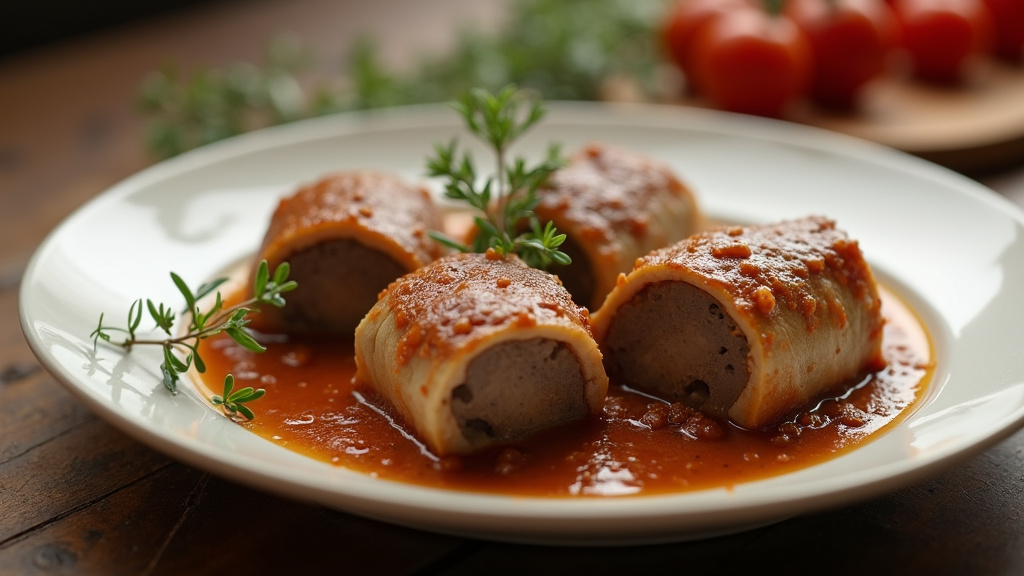 Préparation des ingrédients pour les paupiettes de veau dans le Cookeo