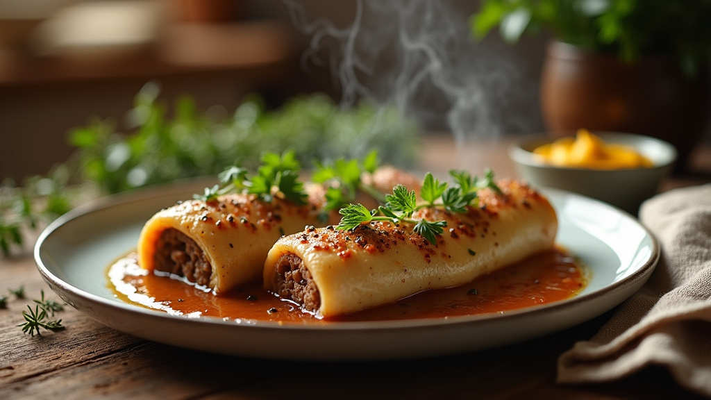 Paupiettes de veau mijotant dans le Cookeo avec une sauce onctueuse