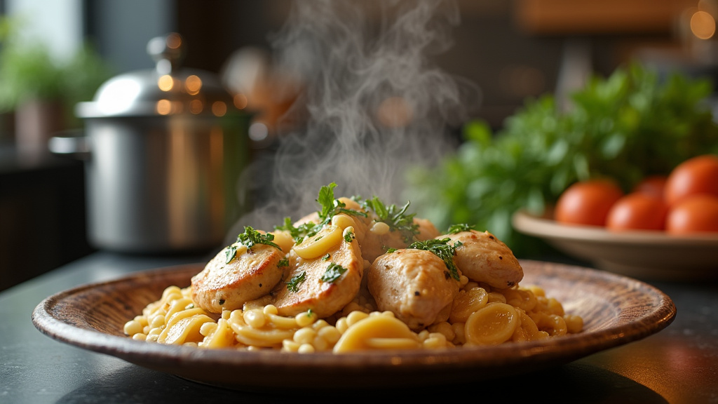 Poulet entier cuit au Cookeo avec légumes