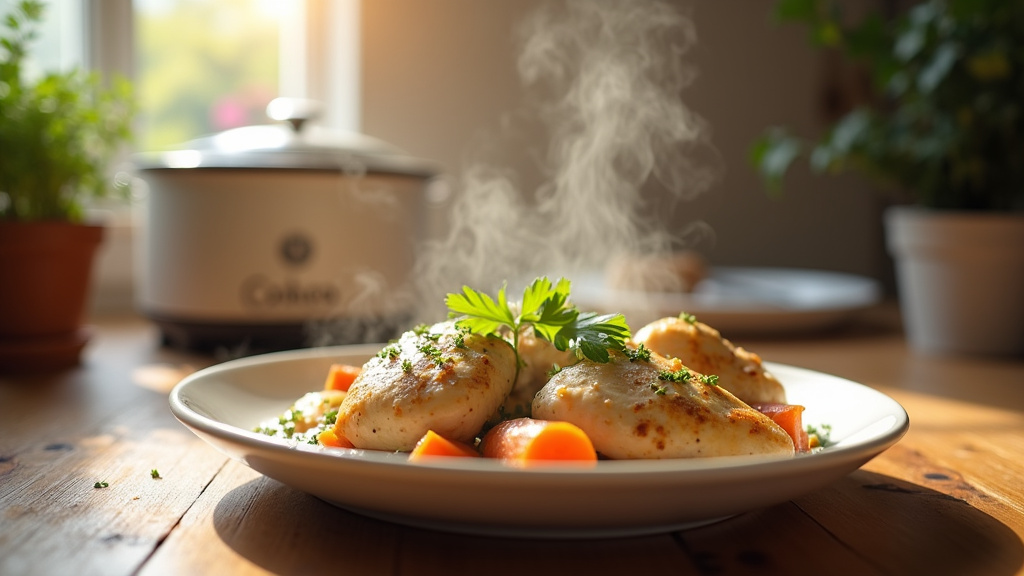 Cuisson du poulet dans un Cookeo moderne 2026