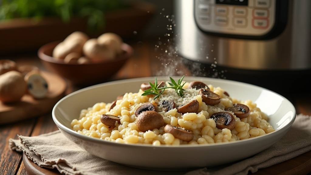 Réussir votre risotto aux champignons avec le Cookeo - 