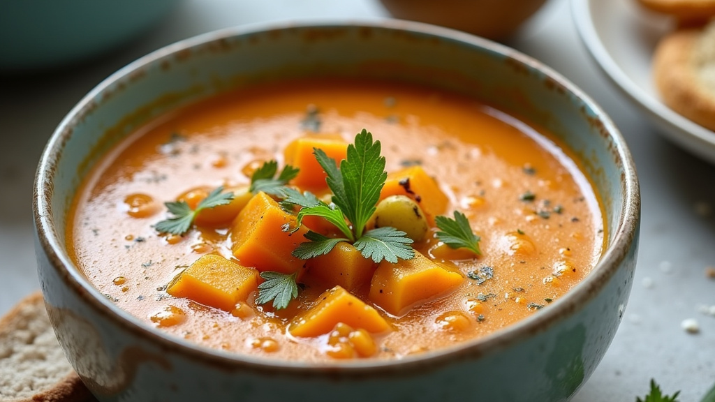 Panier de légumes de saison pour préparer une soupe Thermomix