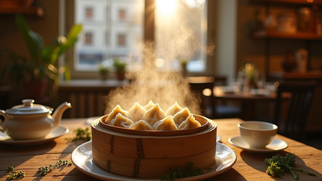 Préparation artisanale des dim sum au Steam Bar