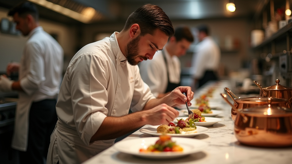 Thomas Keller recevant une distinction culinaire